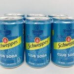 Schweppes club soda 221ml.