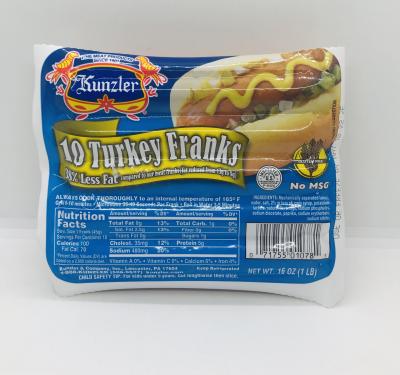 Kunzler 10 Turkey Franks