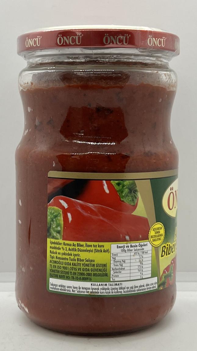 Oncu Pepper Paste Hot 700g.