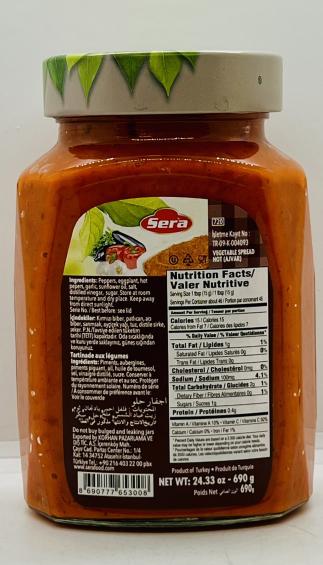 Sera Ajvar Hot 690g.