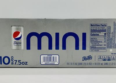 Pepsi diet mini 222mL.