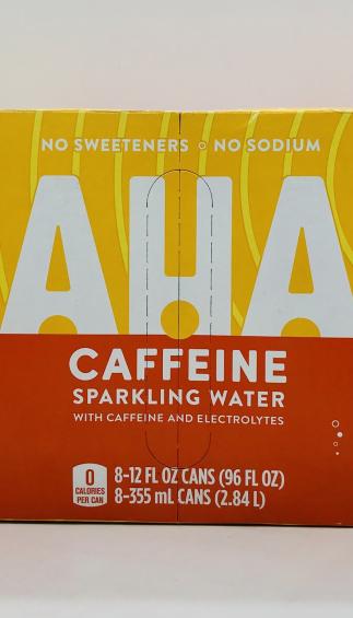 AHA Caffeine Mango + Black tea 355ml.