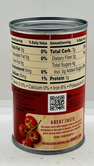 Hunts Tomato Paste 170g.