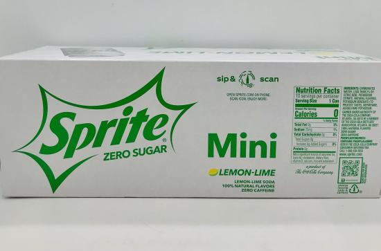 Sprite zero sugar mini 222ml.