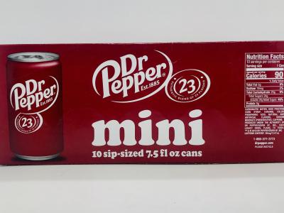 Dr. Pepper mini 221mL.