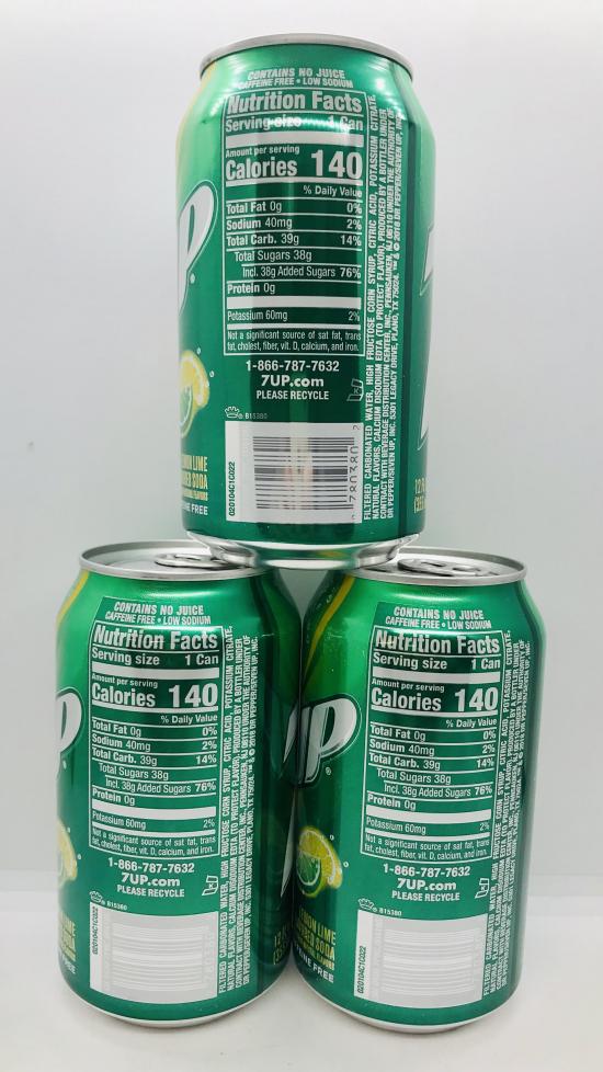 7UP Lemon-lime (12pack in box)