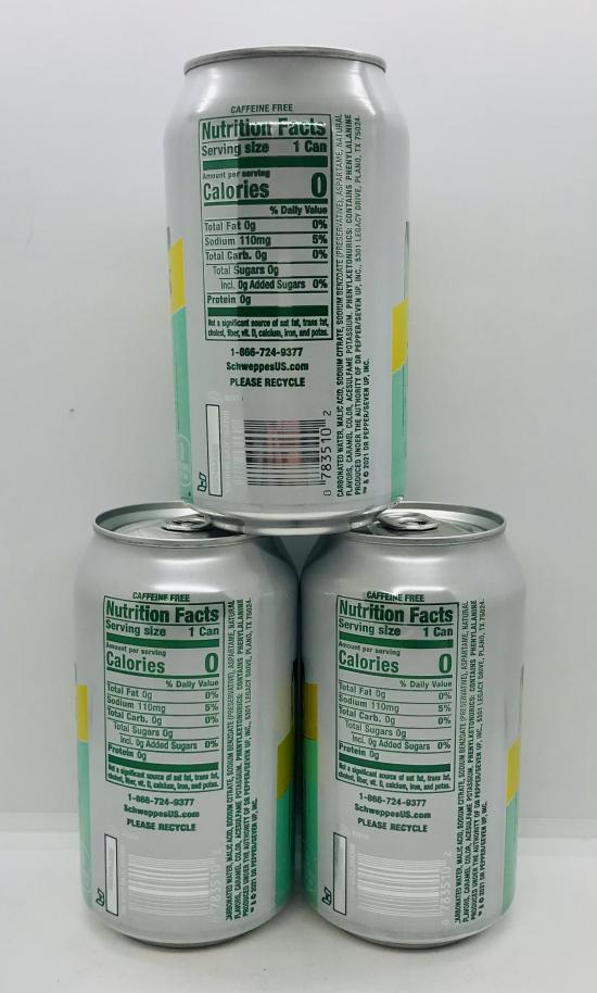 Schweppes Ginger Ale Zero 355mL. (12pack in box)