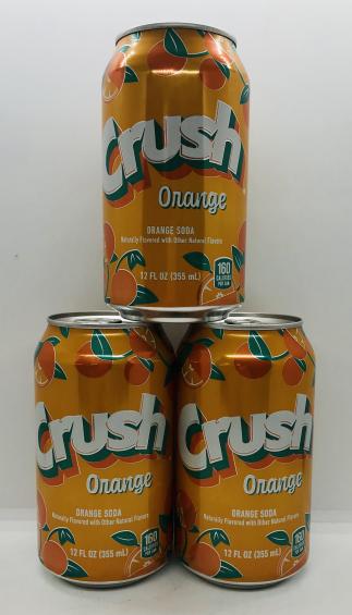 Crush orange 355mL. (12pack in box)