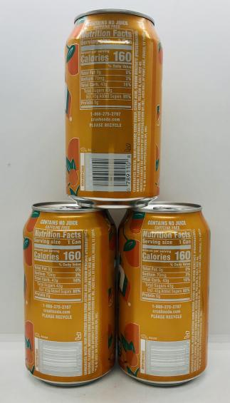 Crush orange 355mL. (12pack in box)