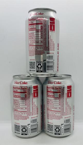 Coke diet 355mL. (12pack in box)