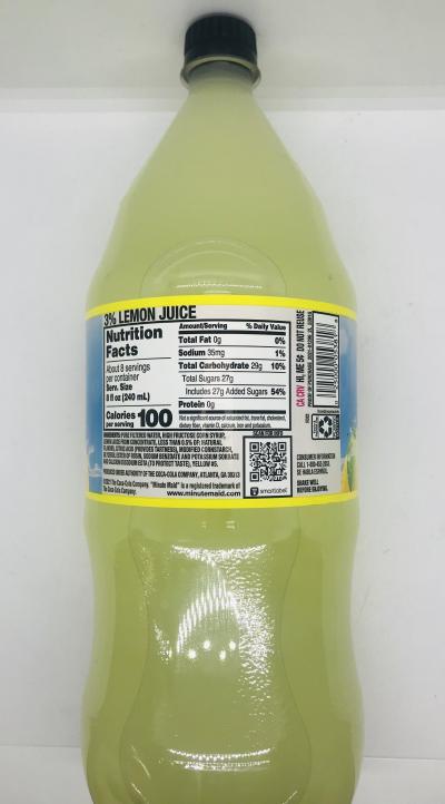 Minute Maid Lemonade 2L.