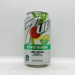 7up Lemon Lime Soda Zero Sugar 355mL