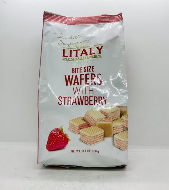 Litaly Wafers with Strawberry 400g