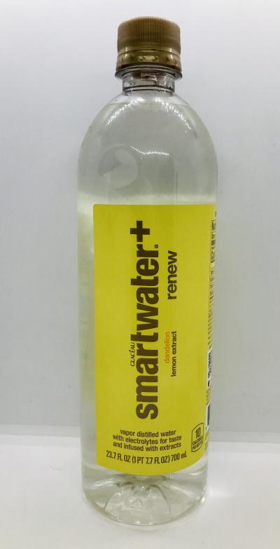 Smartwater+ Renew Lemon extract 700mL.