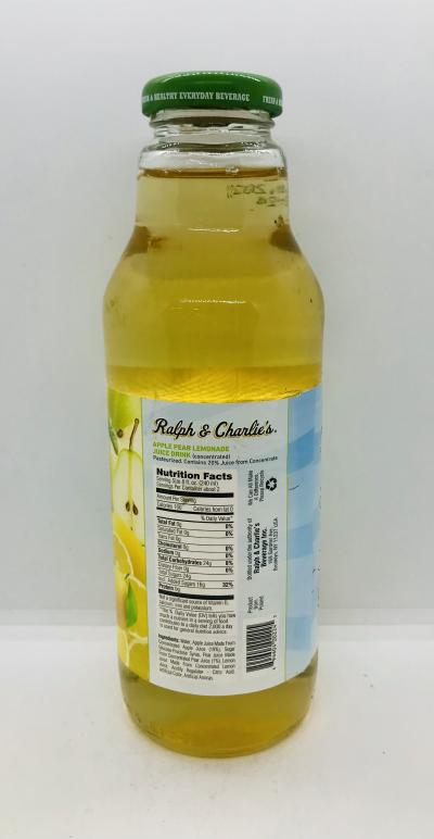 R&C Pear Lemonade 532mL.