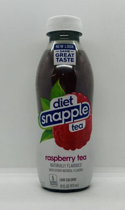 Snapple diet raspberry tea 473mL.