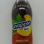 Snapple peach tea 473mL.