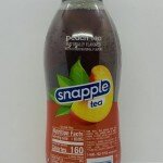 Snapple peach tea 473mL.