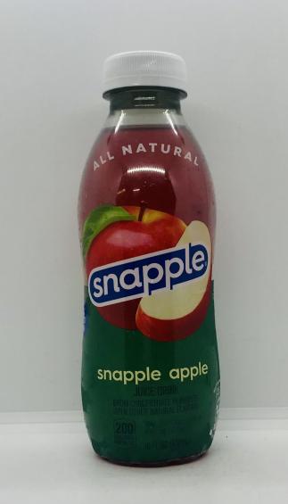 Snapple apple juice 473mL.