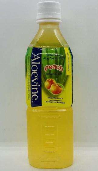 Aloevine Peach 500mL.