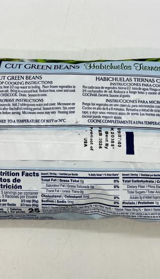 Goya Cut Green Beans 1Lb