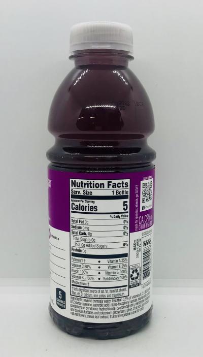 Vitaminwater Blueberry Zero 591mL.