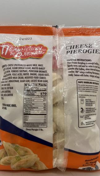 Pelmeshki ot Olejki  Cheese Pierogies Keep Frozen 907g