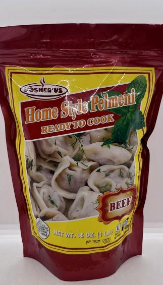 Kosher's Home Style Pelmeni Beef Ready to Cook 1lb