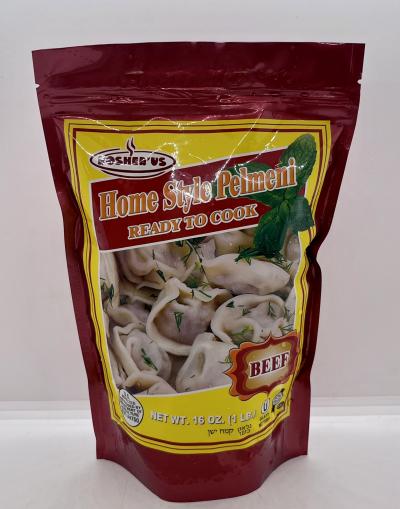 Kosher's Home Style Pelmeni Beef Ready to Cook 1lb