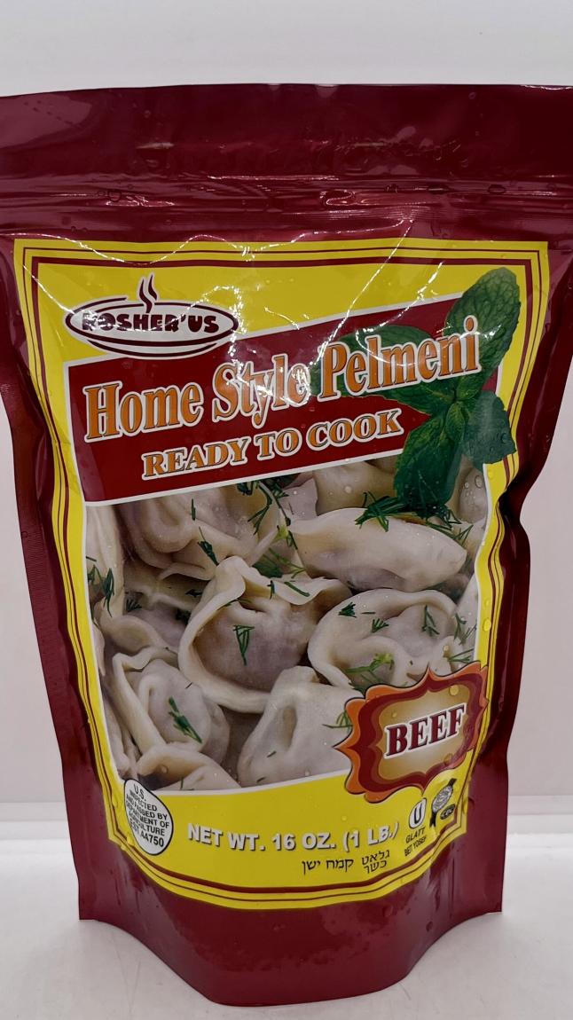 Kosher's Home Style Pelmeni Beef Ready to Cook 1lb