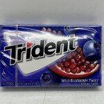 Trident Wild Blueberry Twist Gum 14 Sticks