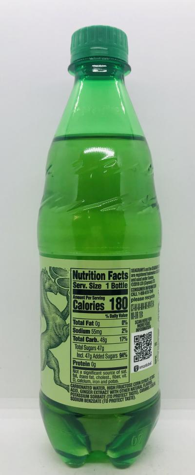 Seagram's Ginger Ale 500mL.