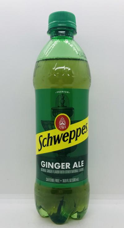 Schweppes Ginger Ale 500mL.