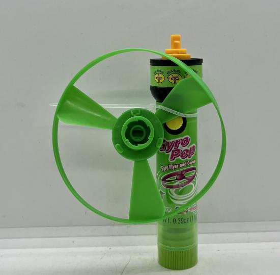 Gyro Pop Gyro Flyer & Candy Green Apple 11g