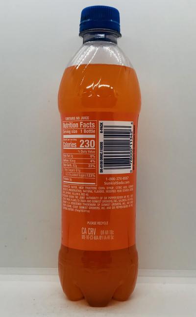 Sunkist Orange 500mL.