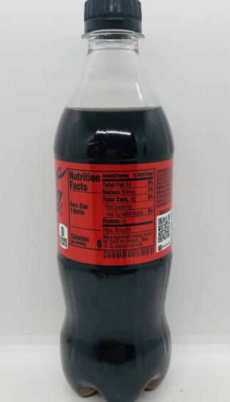 Coca-Cola Zero 500mL.