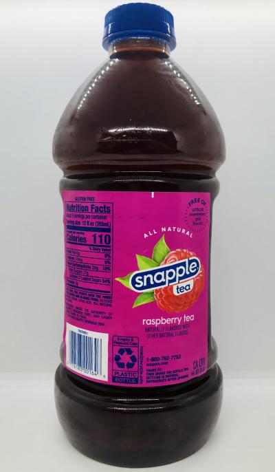 Snapple raspberry tea 1.89L.