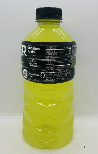 Power Ade Lemon-lime 828mL.