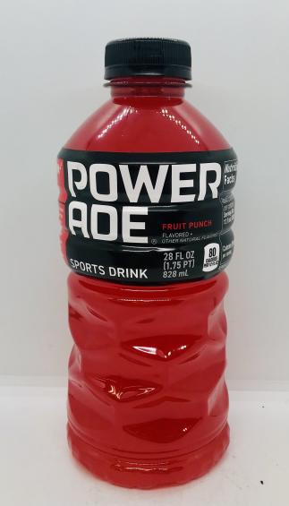 Power Ade Fruit Punch 828mL.