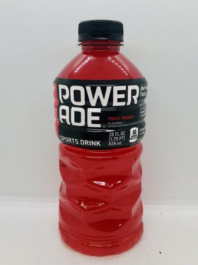 Power Ade Fruit Punch 828mL.