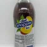 Snapple Diet Peach Tea 473mL.