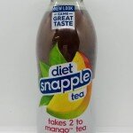 Snapple diet mango tea 473mL.