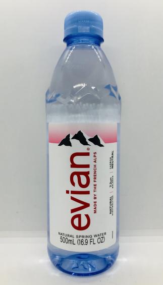 Evian Spring Water 500mL.