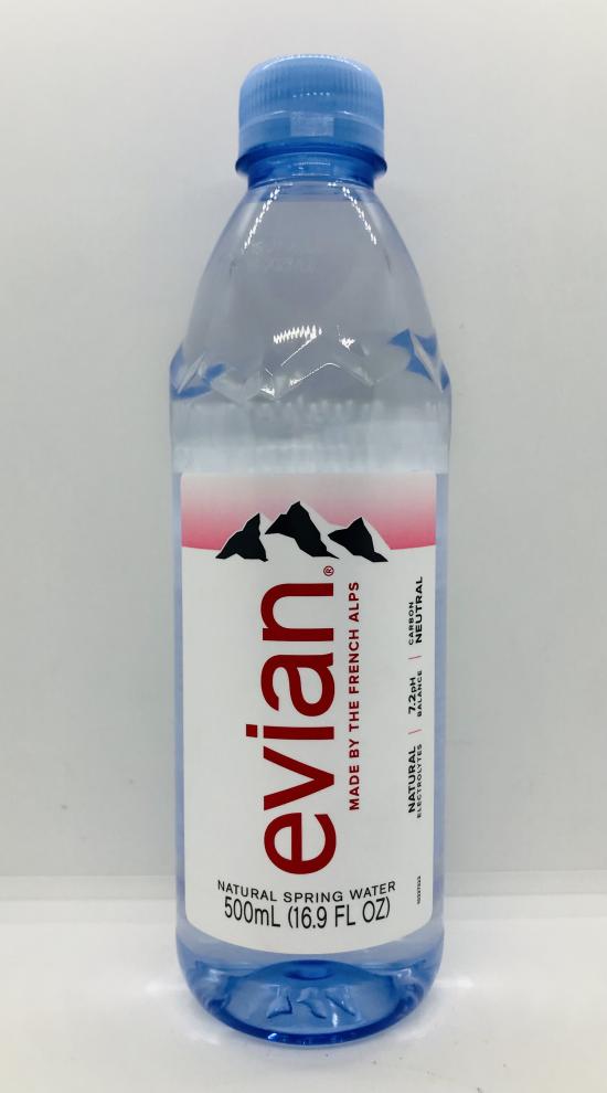 Evian Spring Water 500mL.