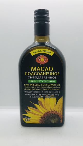 Gk Raw Sunflower Oil 0.5L