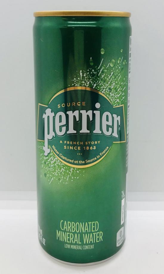 Perrier Carbonated Mineral Water 250mL.