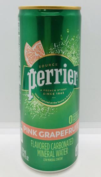 Perrier Pin Grapefruit Mineral Water 250mL.