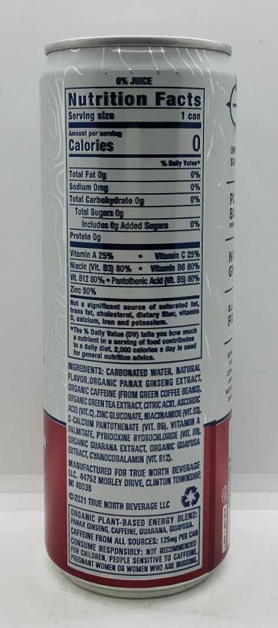 True North Energy Seltzer 355mL.