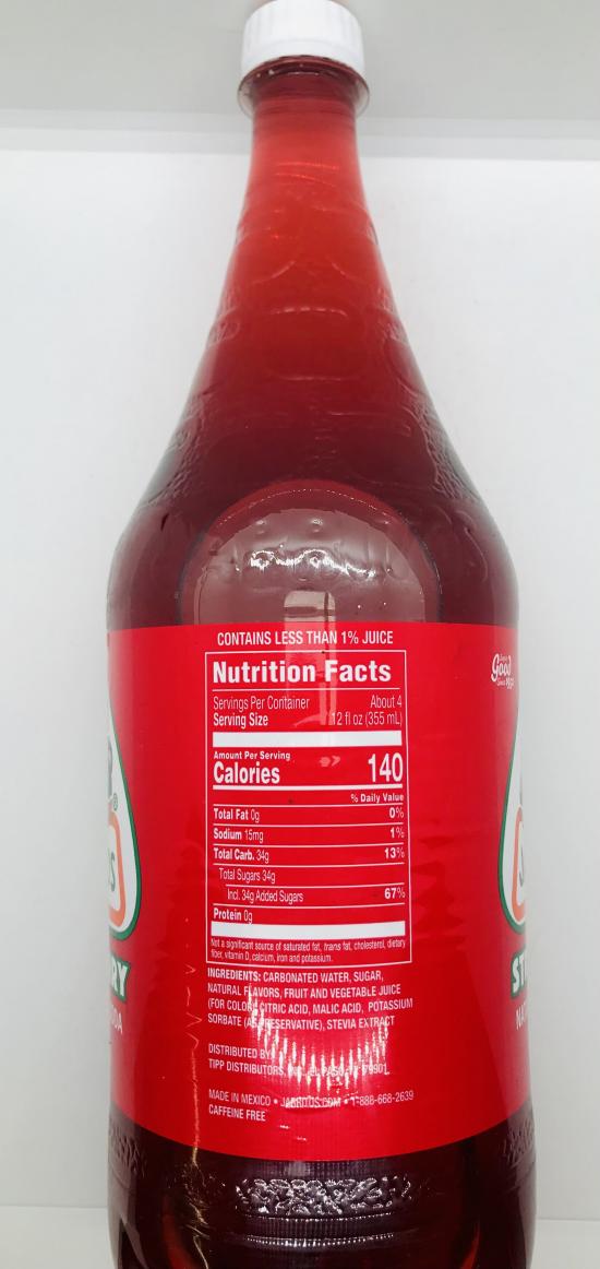 Jarritos Strawberry 1.5L.