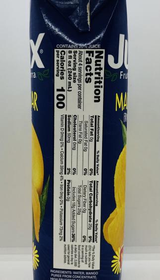 Jumex Mango Nectar 1L.